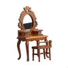Miniature Makeup Furniture Set Dollhouse 1/12 for Living Room Workmanship Wooden Vintage