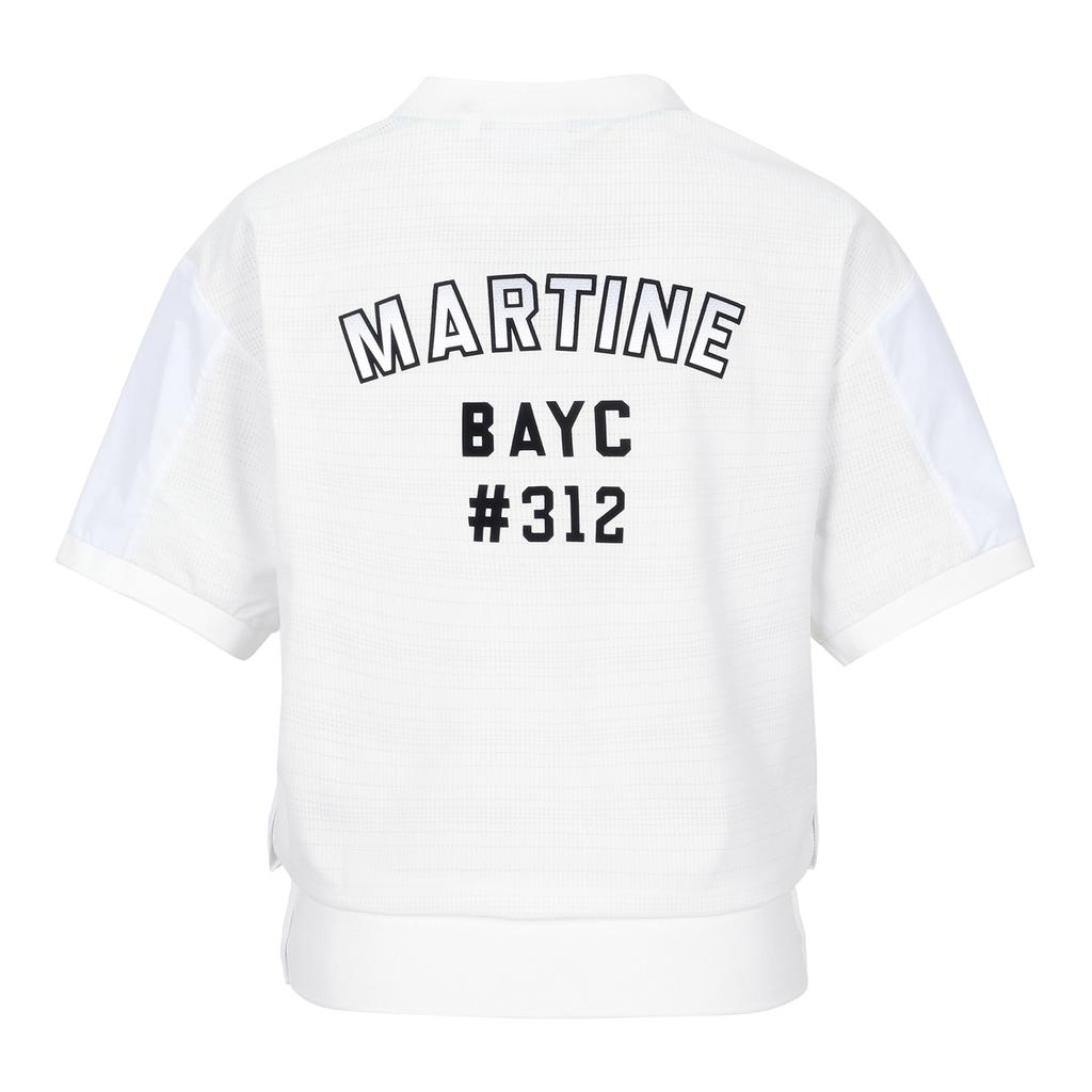 Martine Golf Collaboration V Neck Anorak_White