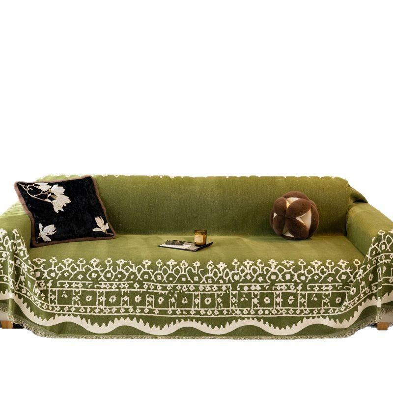 Simple Sofa Cushion Cover Universal Four Seasons Anti-Slip Blanket Full Cover Lifter Sofa Towel Covers Home Decor