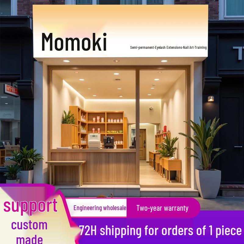 Waterproof Outdoor LED Frameless Light Box for Storefront Advertising Yes