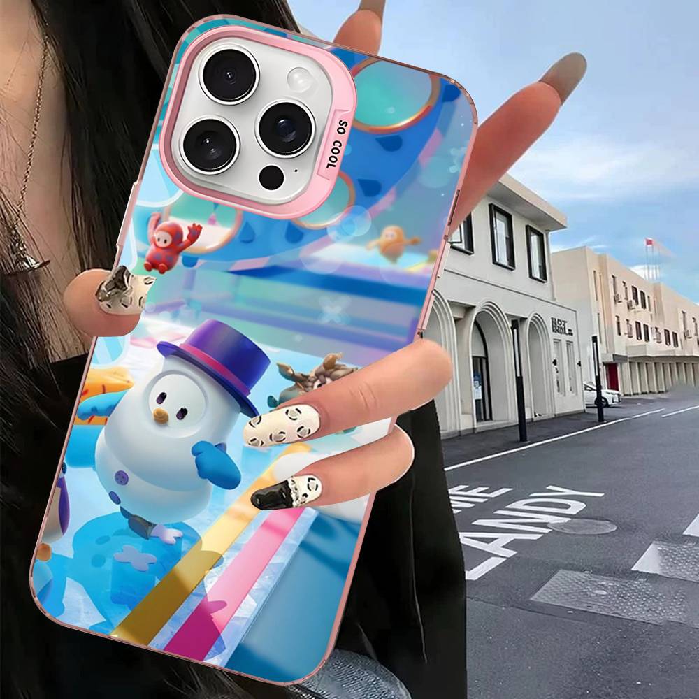 F-Fall G-Guys Game Phone Case For iPhone 17 16 15 14 13 MAX Matte Shockproof Back Anti Fall Matte Cover