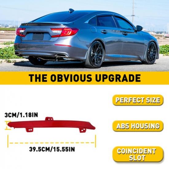 Fit 2018- Honda Accord Bumper Rear Reflector Light Lamp Passenger Tail Side