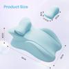 Ergonomic Memory Foam Wedge Pillow for Adults, Back Neck Shoulder Pain Relief, Adjustable Headboard Support Bed Pillow