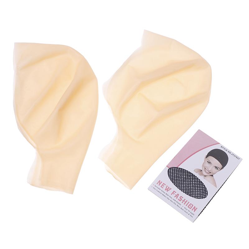Light Shade Bald Cap Funny Latex Skin Fake Bald Head Unisex Fancy Film Party Dress Skinhead Wig Cap Latex Mask Hat Beauty