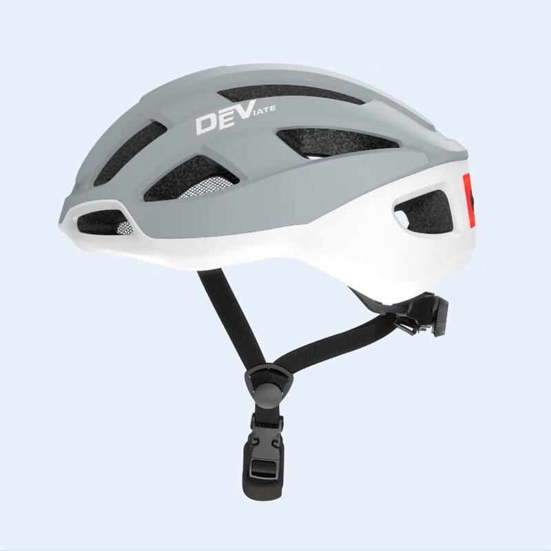 DEVIATE Unisex Integrated Cycling Helmet with 3-Mode Tail Light