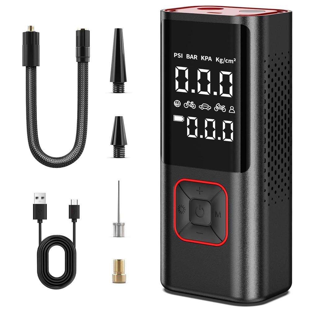 Wireless Portable Air Pump & Power Bank for Tires and Bicycles