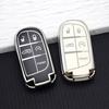 2/3/5 Buttons Tpu Car Key Case For Jeep Grand Cherokee Renegade For Dodge Ram Charger Challenger Journey Durango Fiat Key Cover