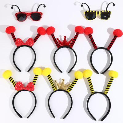 Cross-border Halloween Ladybug & Bee Headband Set: Kids' Christmas Performance & Costume Accessory
