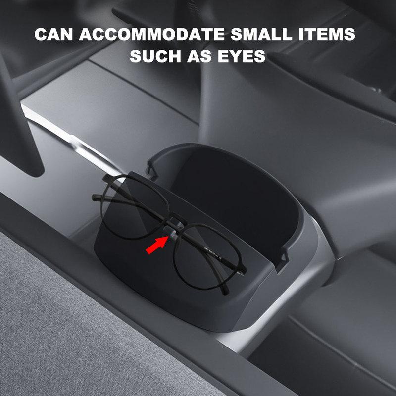 Steering Wheel Storage Box for Tesla Model 3+ Silicone Mobile Phone Holder Glasses Storage New Model3 Highland 2024 Accessories