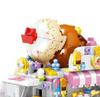 Dining Car Blocks Toy Educational Boredom Relief Children Food Truck Building Blocks for Boys Girls