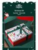 Red Santa Claus Christmas Gift Box with Lid for Scarf and Gloves