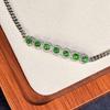 Green Jade Egg-Shaped Bracelet - High-Quality, Light-Reflecting, Best-Selling Jewelry 