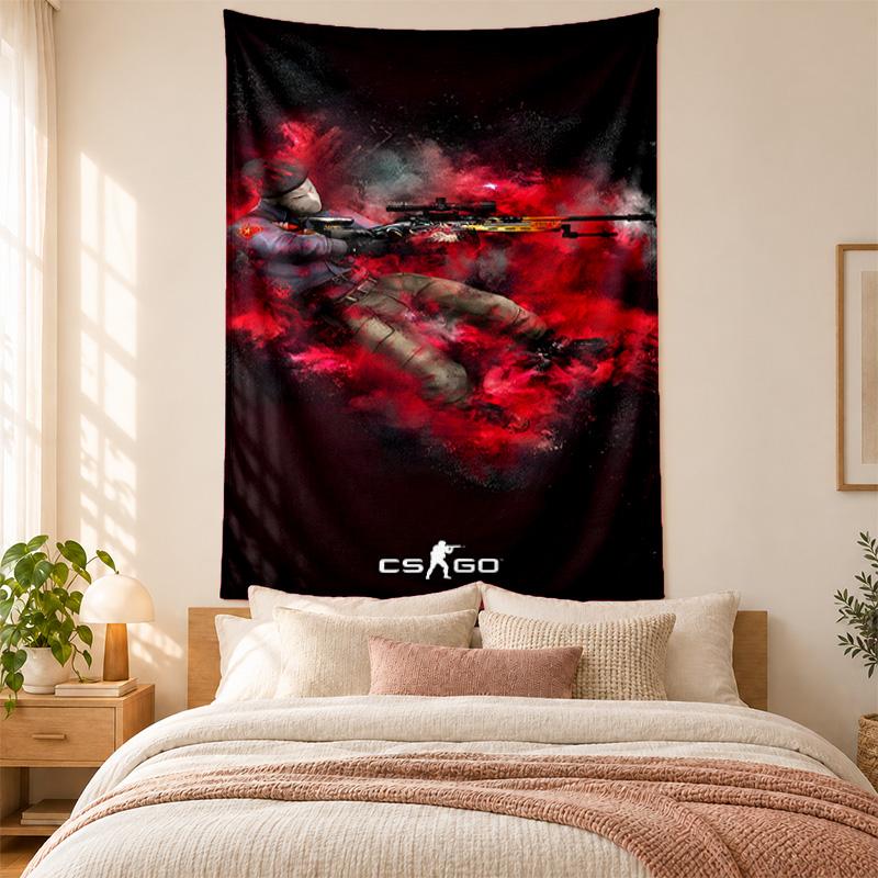 CS go Tapestry highquality for decorating living room bedroom dorm walls ideal as bedroom wallart orholiday gift
