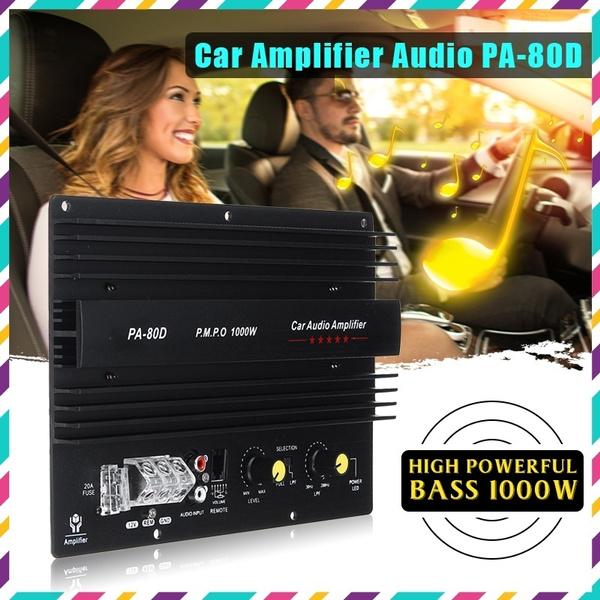 

12V 1000W Автомобиль Аудио усилитель усилителя усилителя Мощный Сабвуфер Басс Amp