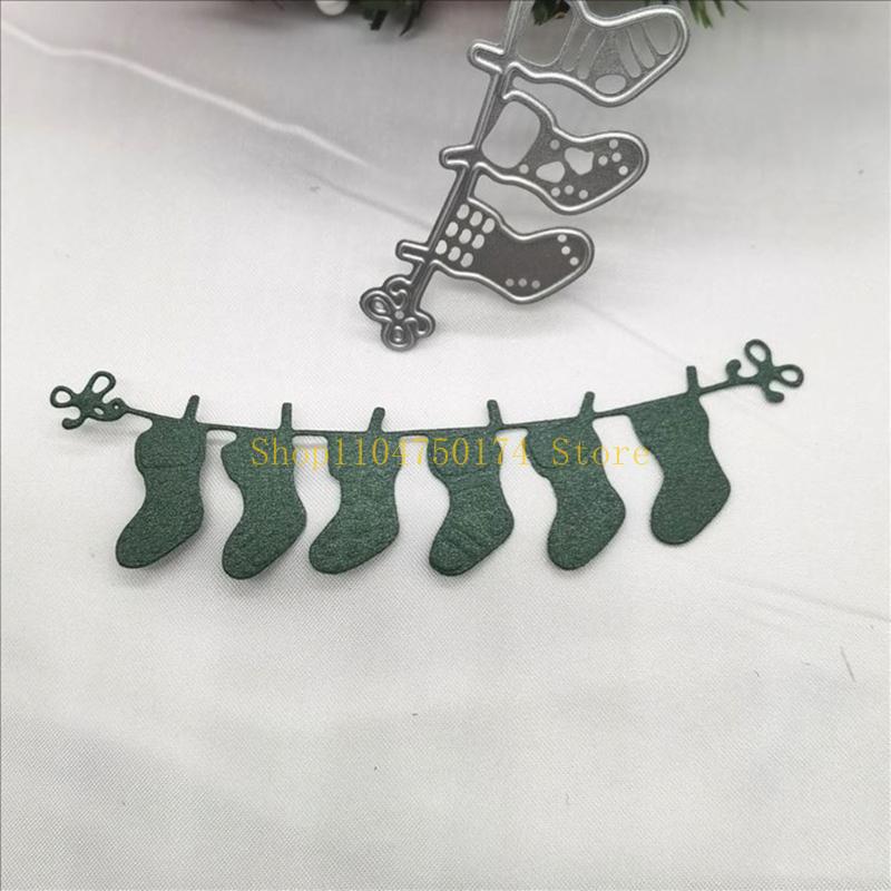 Christmas Sock Metal Cutting Dies Stencils Crafts Cards Cutting Die Cut Top Sale