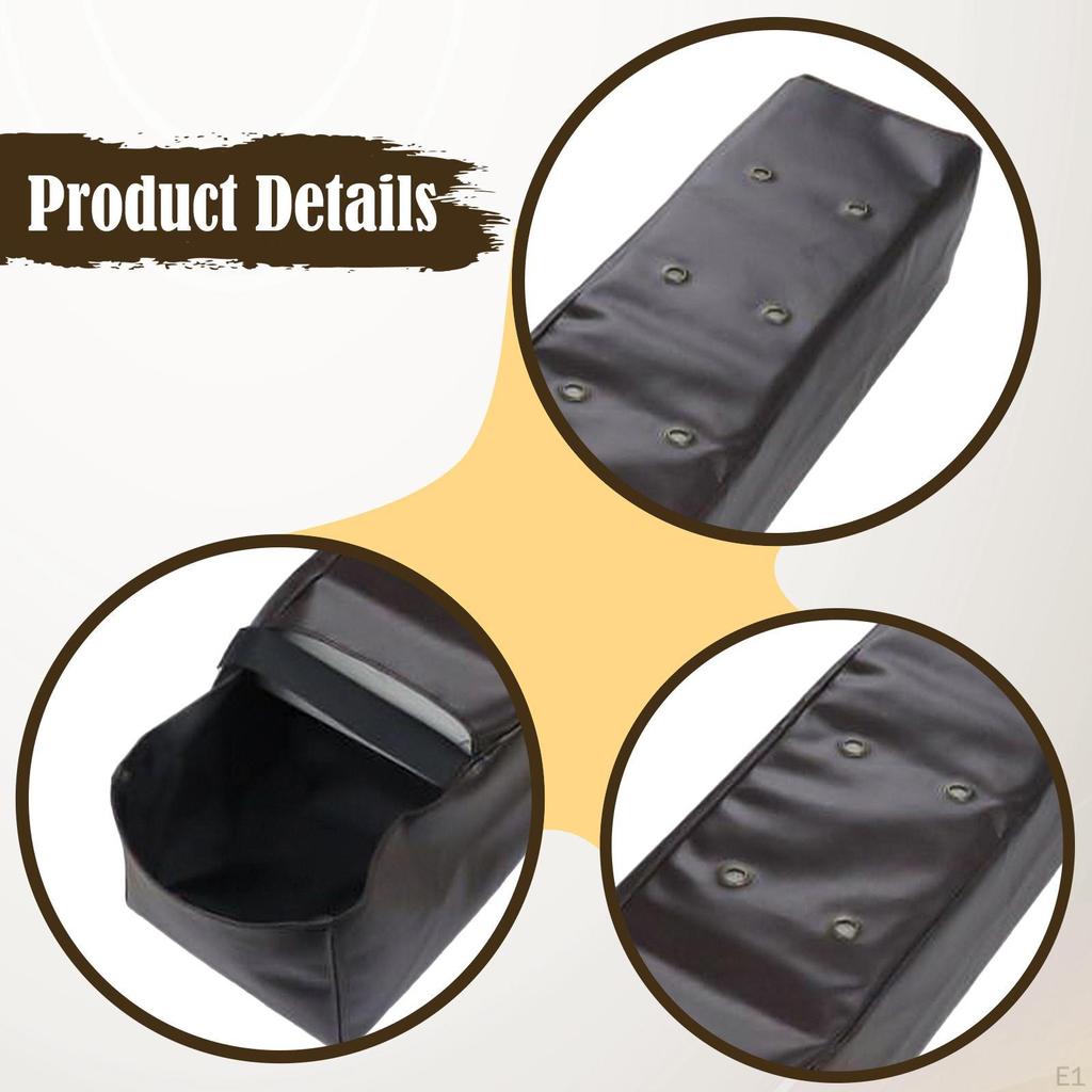 RV Tow Bar Cover Protection Sturdy Waterproof Easy Installation Vinyl Coated Towing Hitch