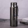 316 Stainless Steel Vacuum Insulated Travel Mug With Tea Strainer Leakproof Lid Carry Rope Office Outdoor Use