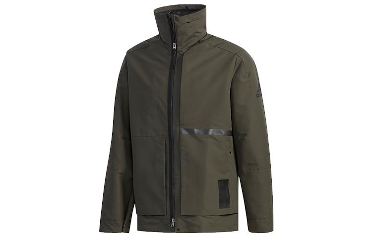 Adidas Jackets Men s Dark Earth Gray Turtleneck Moderate Other FJ0258 M