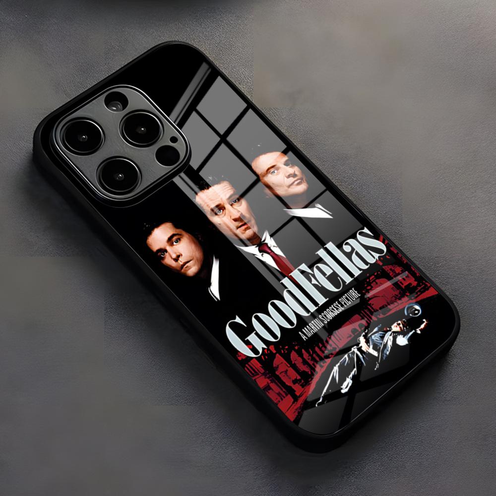 Classic Movie Goodfellas Phone Case For IPhone 17 Pro Max 16 15 14 Pro Max 13 11 X Xs Xr 8 7Plus Glass Cover