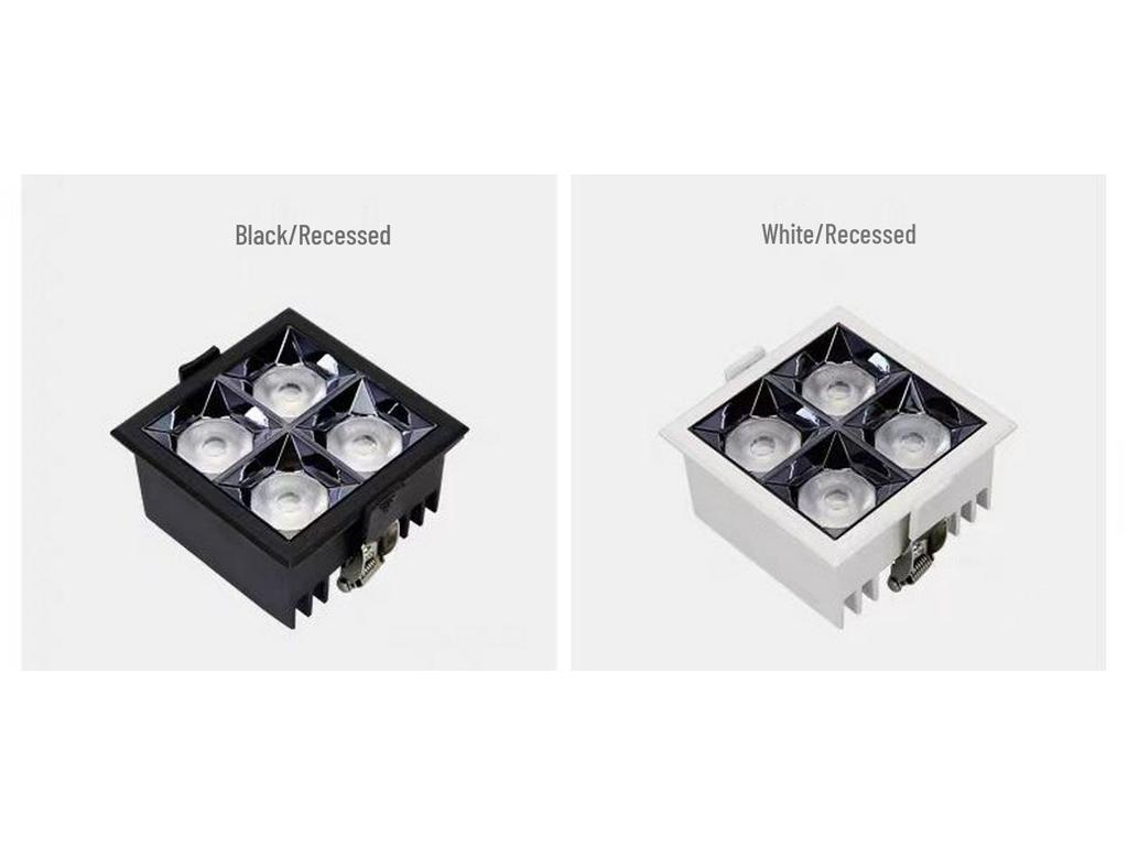 LED Strip Lights for Ceiling: Embedded Grille Spotlights for Hallway, Corridor, and Living Room