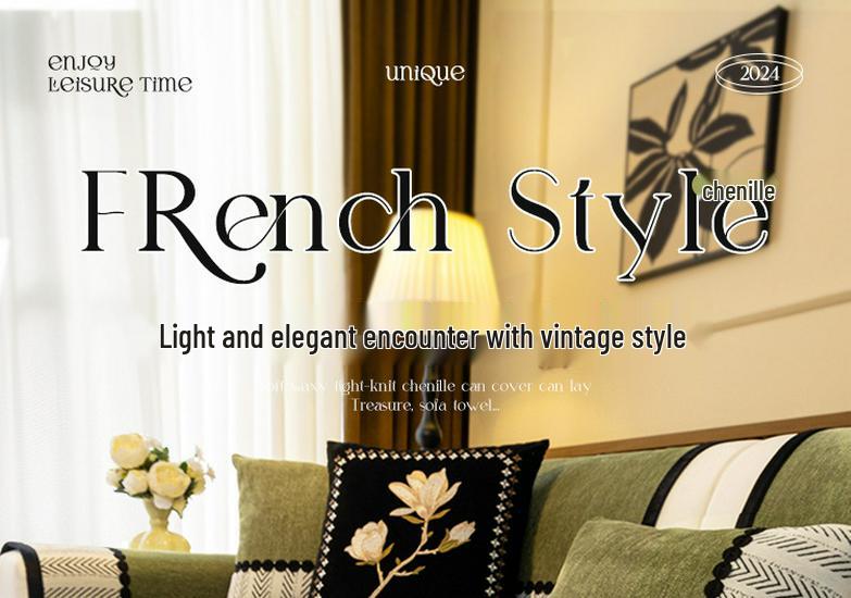 Vintage-Style Chenille Sofa Cushion 2026: All-Season, Non-Slip Cover
