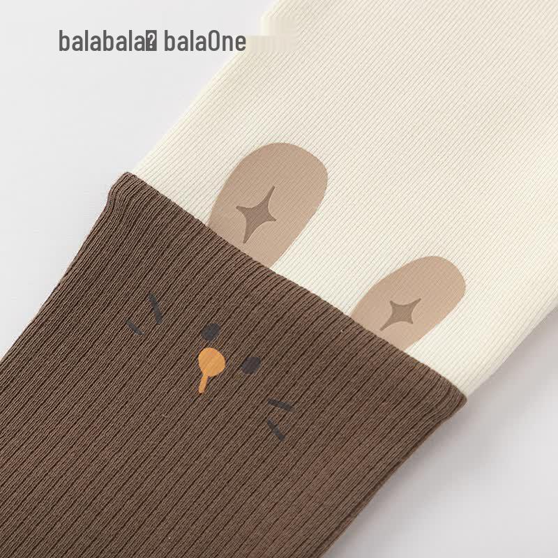 BalaOne Girls' Autumn Elastic Leggings