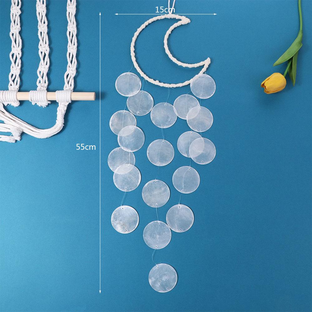 Handmade Small Hanging Wind Chimes Colorful Moon Dream Catchers  Home Decoration