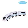 Kids Electric Train Toys Set Train Diecast Slot Toy Fit Standard Wooden Train Track Railway Gift For Children
