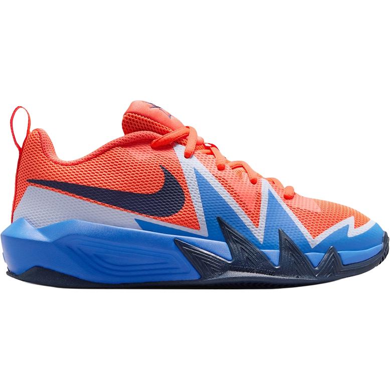 Nike Low Top Children's Basketball Shoes Blue Orange IH2308-800