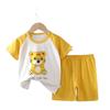 Children's Cotton Short-Sleeve Summer Pajama Set for Boys & Girls
