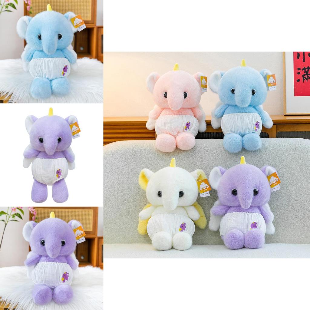 Plush Elephant Toy With Pp Cotton Filling For Kids And Giftgiving
