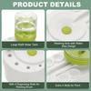 YOKIVE Watercolor Brush Washer with White Green Water Tank, Art Supplies