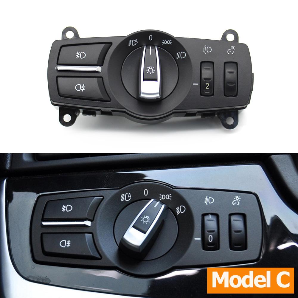 Car Front Head Lamp Headlight Switch Assembly For BMW 5 6 7 Series X3 X4 F10 F11 F07 F06 F01 F25 F26 61319192744 61319192746