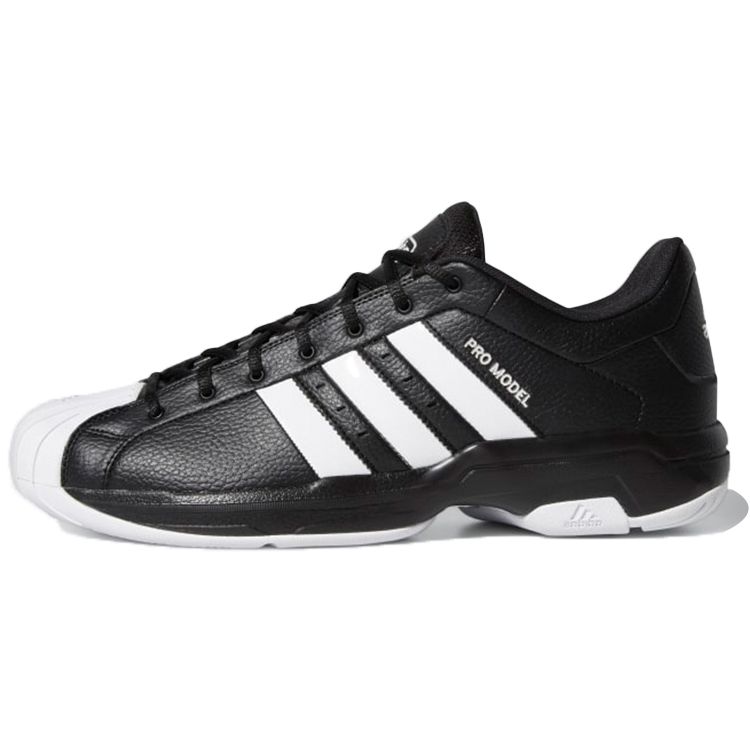 

Adidas Pro Model 2G Low Black White Мужские кроссовки Core-Black Cloud-White FX4980