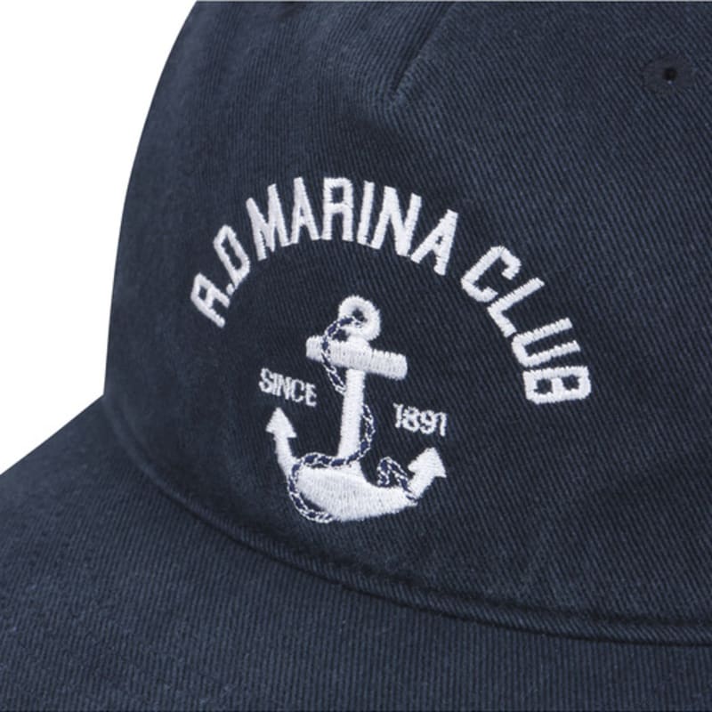 ROND&DEMARRER [Unisex] Rondy Marina Club Anchor Snapback (Navy)