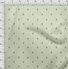 oneOone Cotton Flex Light Green Fabric Floral Fabric For Sewing Printed Craft Fabric By The Yard 40 Inch