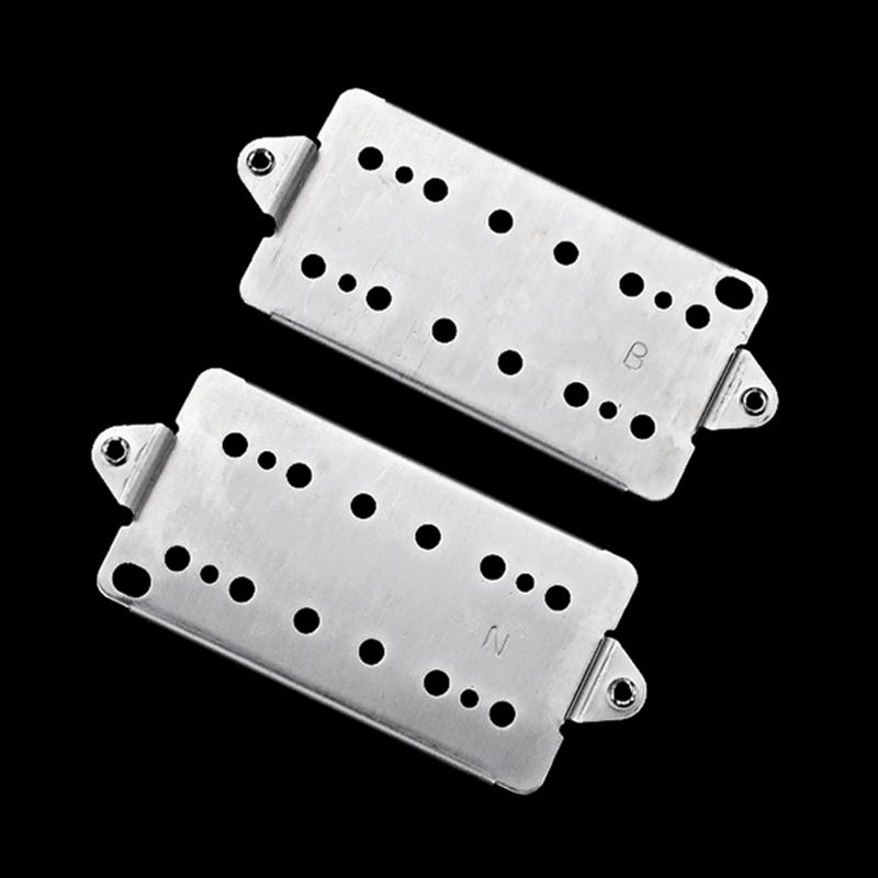 2Pcs Bridge Neck Guitar Baseplate Durable Guitar Neck Bridge Pickup Base Plate