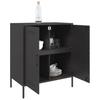 Sideboard Black 68 x 39 x 79 cm Steel