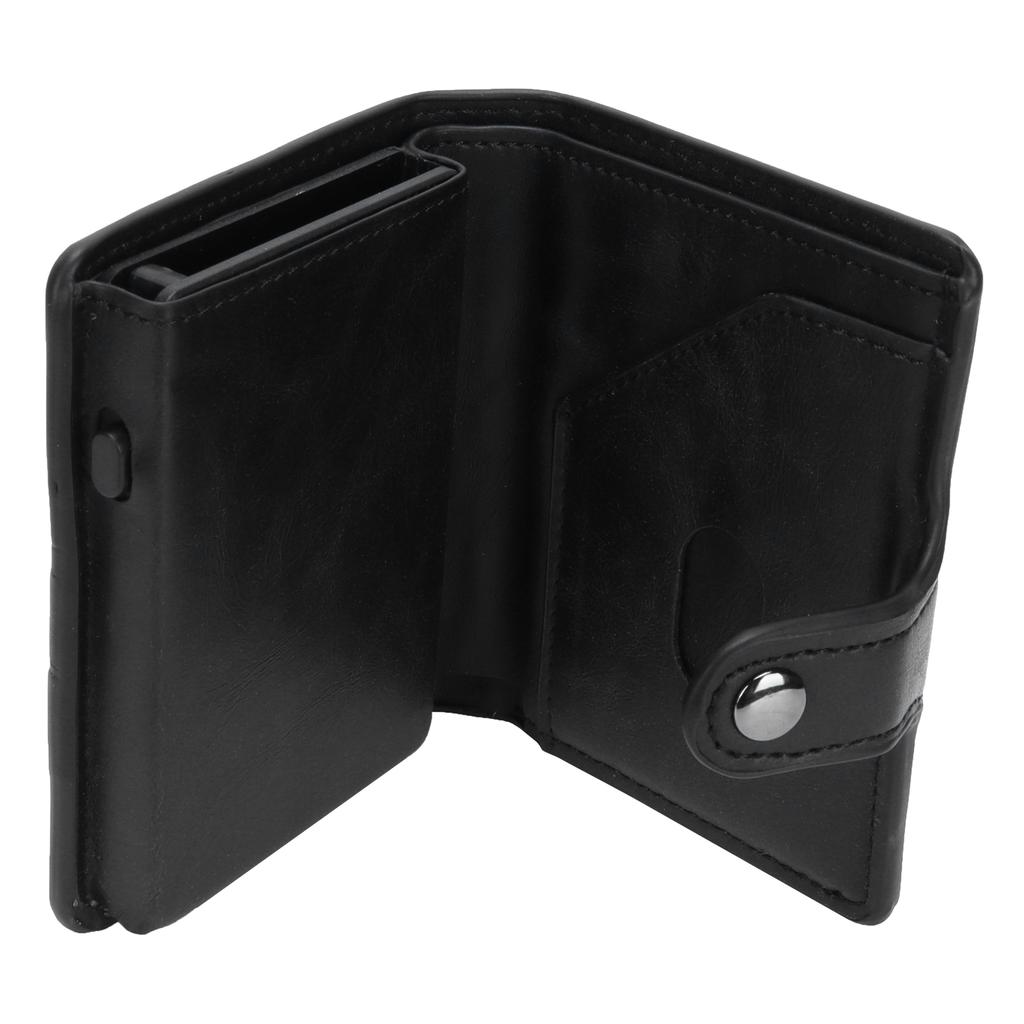 Automatic Credit Card Holder Wallet Portable Business Card Case Anti Theft Purse