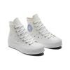 Converse Chuck Taylor All Star Lift Trendy Comfortable Versatile High-Top Canvas Shoes Women Sneaker Light-Purple A02895C