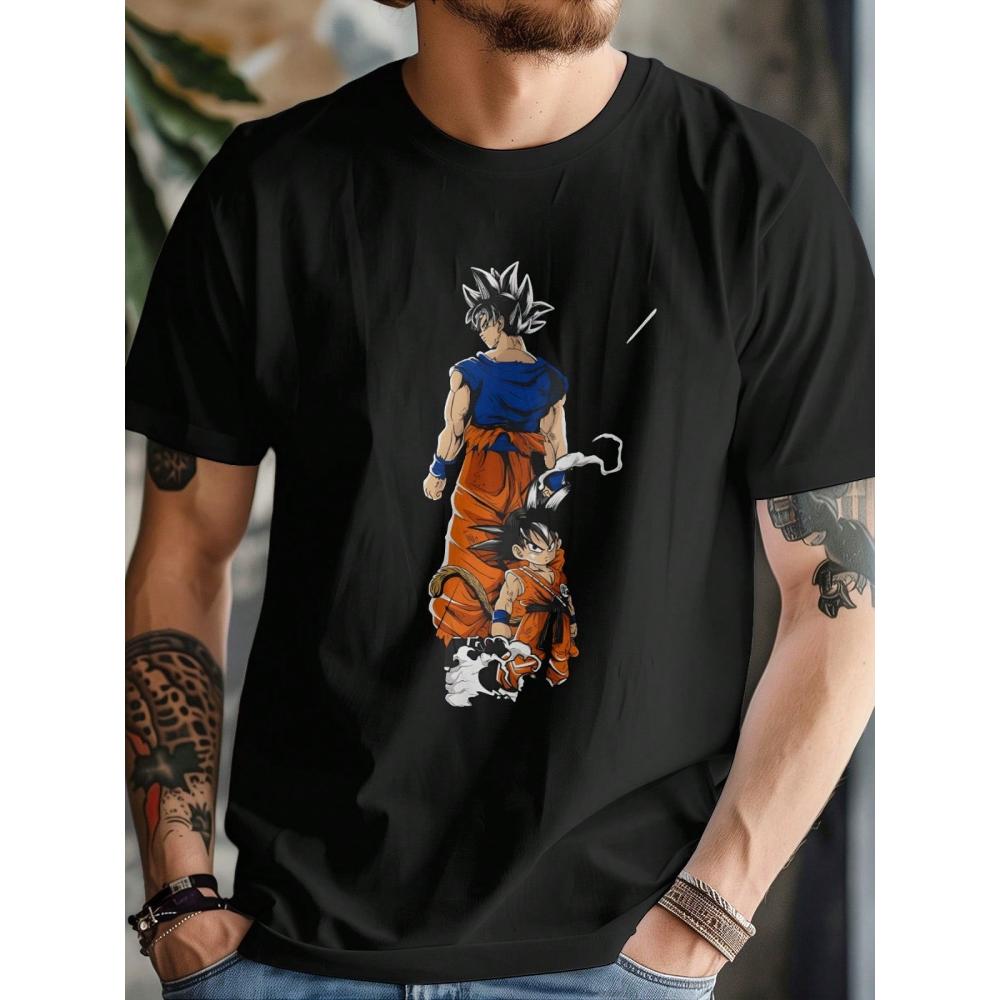 

Goku Generations T-Shirt,Soft Breathable & Fade-Resistant, Classic Fit for Daily Casual Wear L чорний