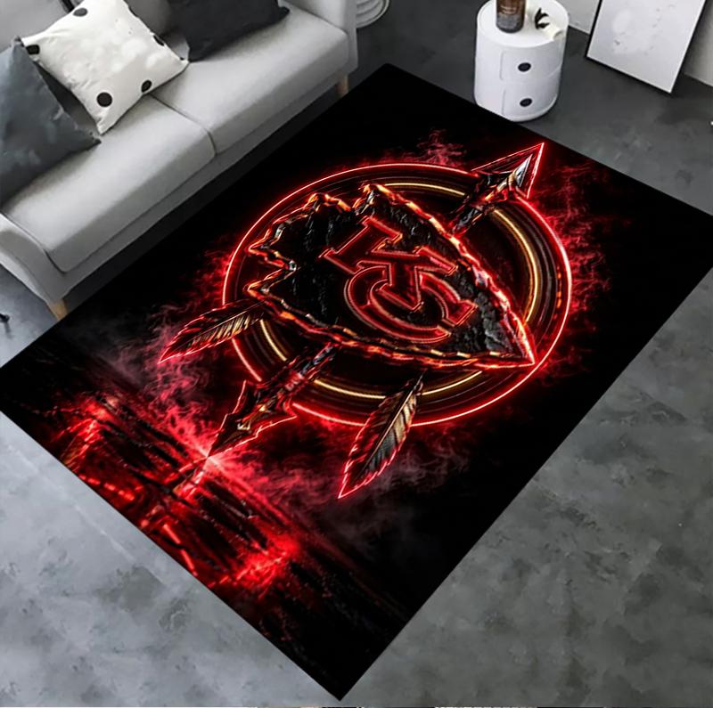 Kansas City Chiefs Carpet Rug For Living Room Bedroom Home Sofa Decorationkids Play Nonslip Floor Mat