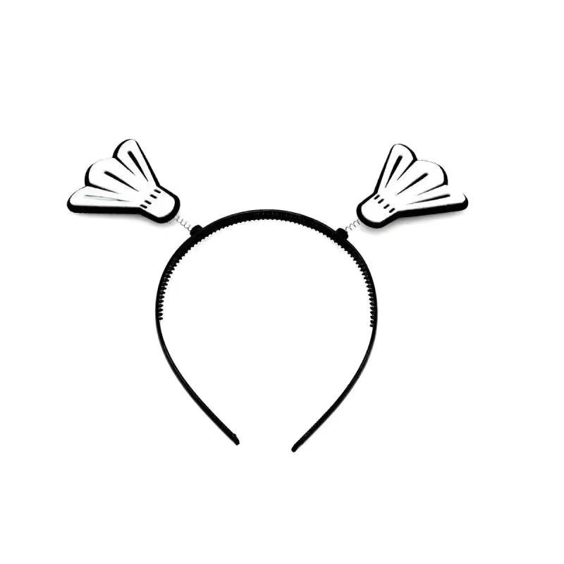 

Смішні баскетбольні бадмінтонні пов язки на голову Креативні настільний теніс Пружинна пов язка на голову Затискач для волосся Аксесуари для волосся Спортивна команда чирлідингу badminton