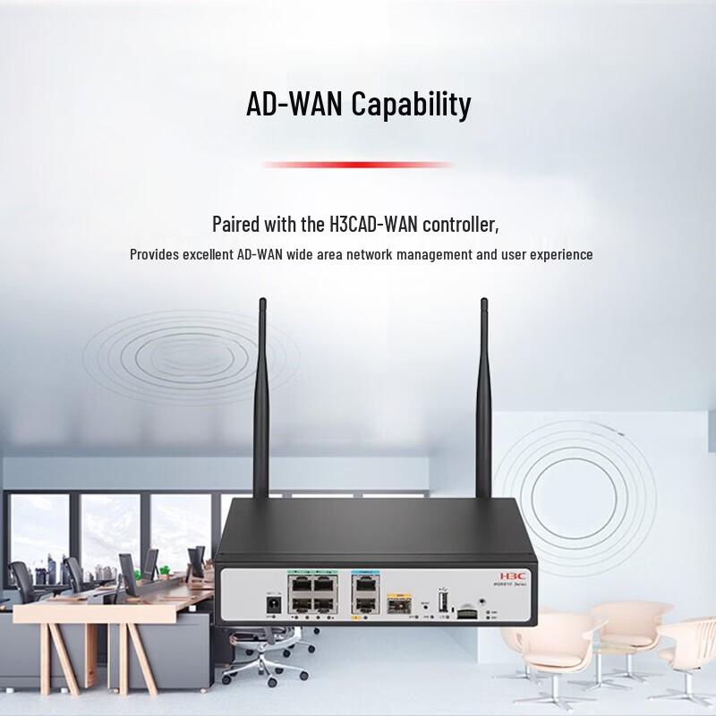 H3C MSR810-LM-SI Enterprise 4G LTE Gigabit Router (CN Version)