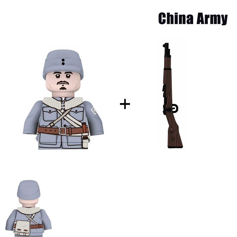 Kinderspielzeug WW2 Militär Armee Bausteine US UK Sowjet China Frankreich Soldaten Mini Actionfiguren Spielzeug für Kinder Weihnachtsgeschenke