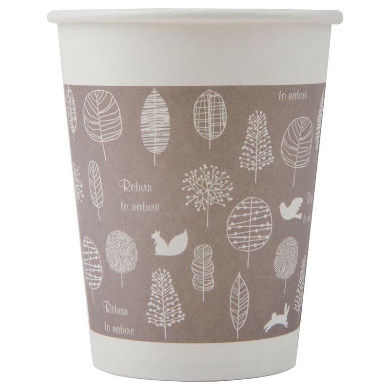 Thickened Disposable Paper Cups, 9 oz (250ml)