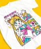 Summer 2026 Sailor Moon Doge Comic Wind Sweet Cool Theme 100 Cotton Printed Loose Tshirt Male and Female Parentchild Top