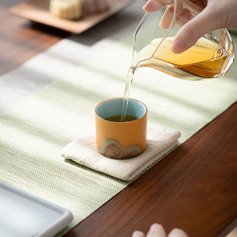 Súshì Thousand-Mile Rivers and Mountains Ceramic Cup Set