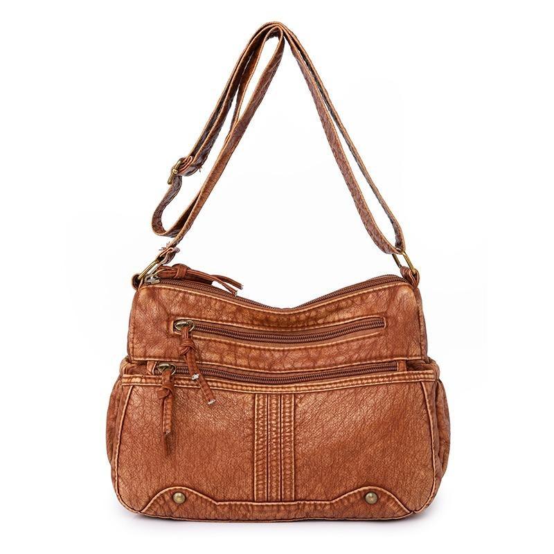 Hochwertige Damen-Einkaufstasche, Umhängetasche für Damen, 2023 neue, schlichte Damentasche mit mehreren Fächern, Handtaschen