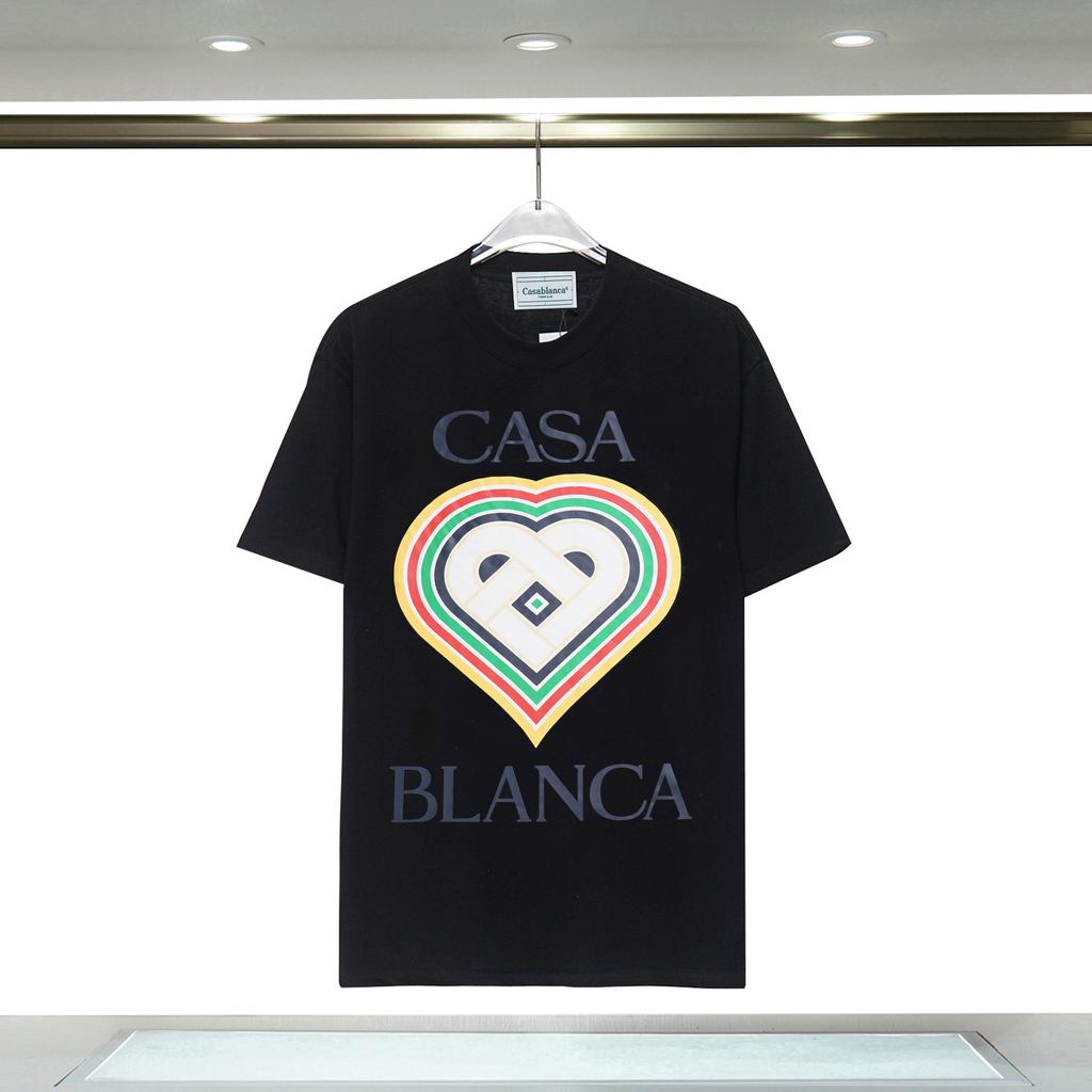 Cross-border Casablanca Summer New Casablanca Letter Logo Printed Loose Short-sleeved T-shirt